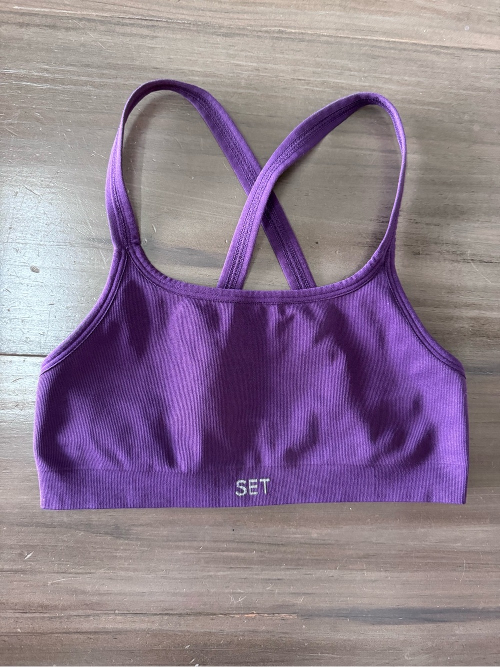 Set Active Box X Sports Bra Women’s S Purple Burgundy